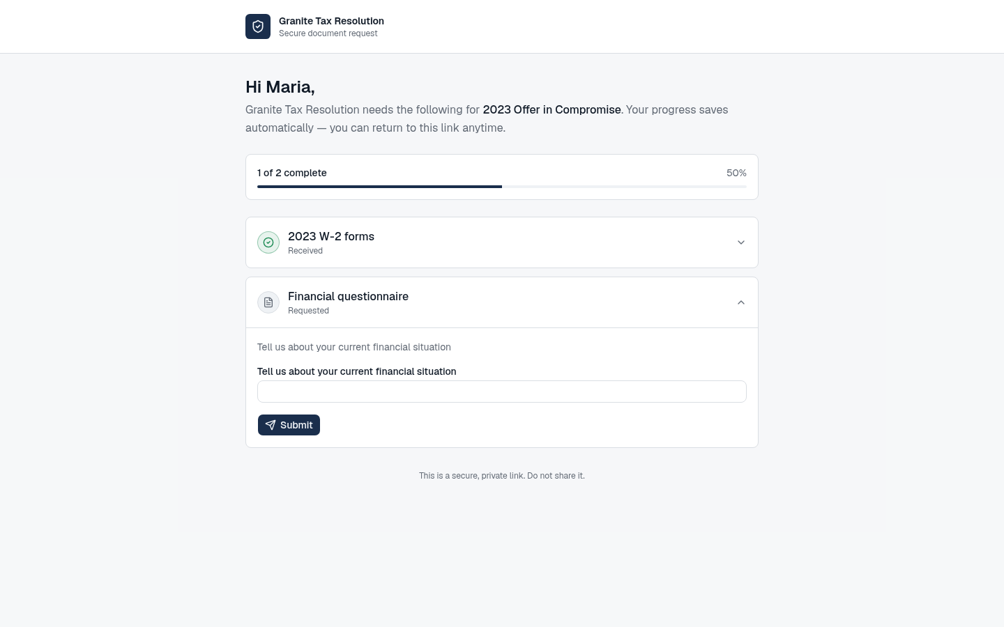 Resoproof defense record shared view — what the refund bank sees